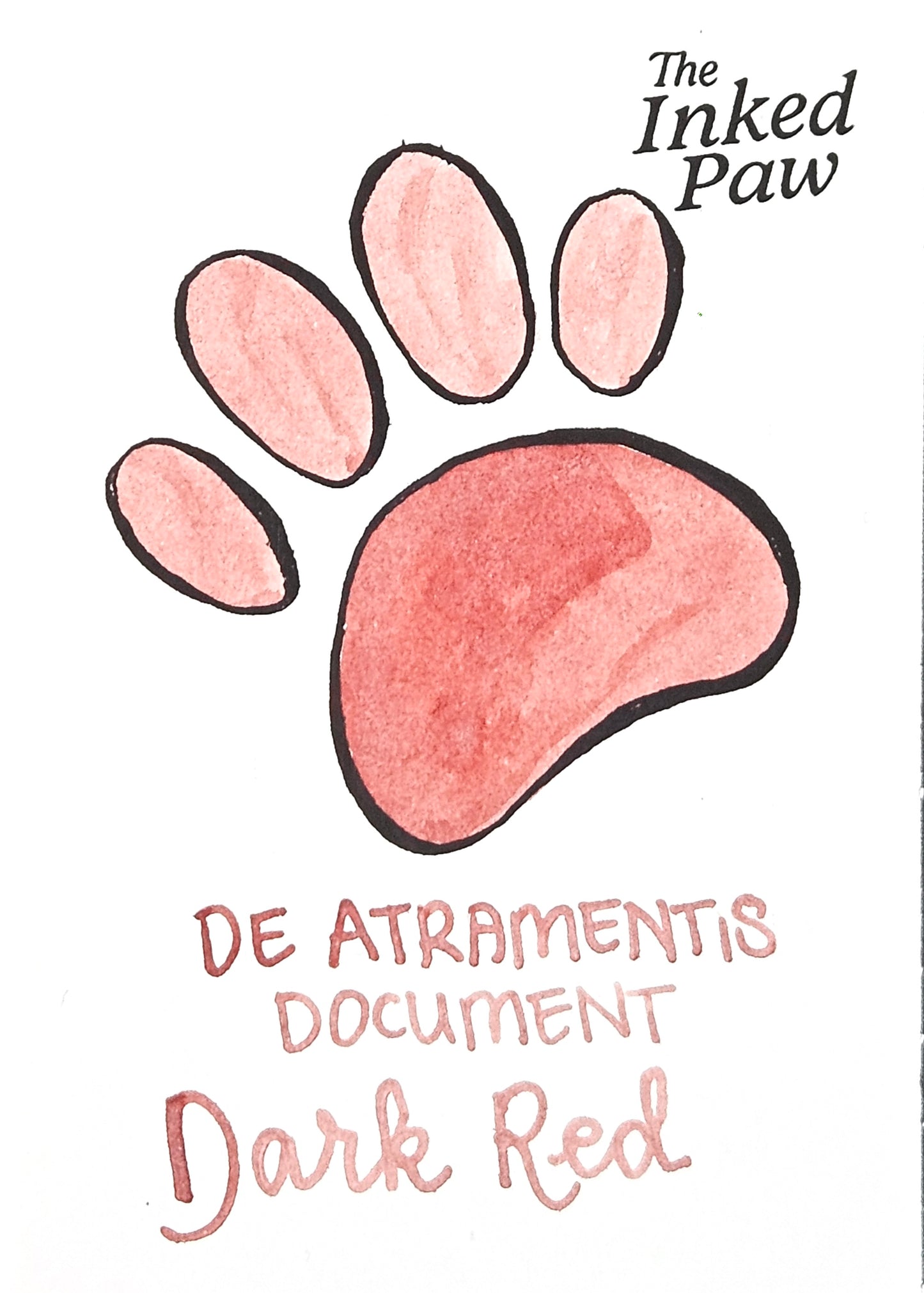De Atramentis Document Dark Red (sample)