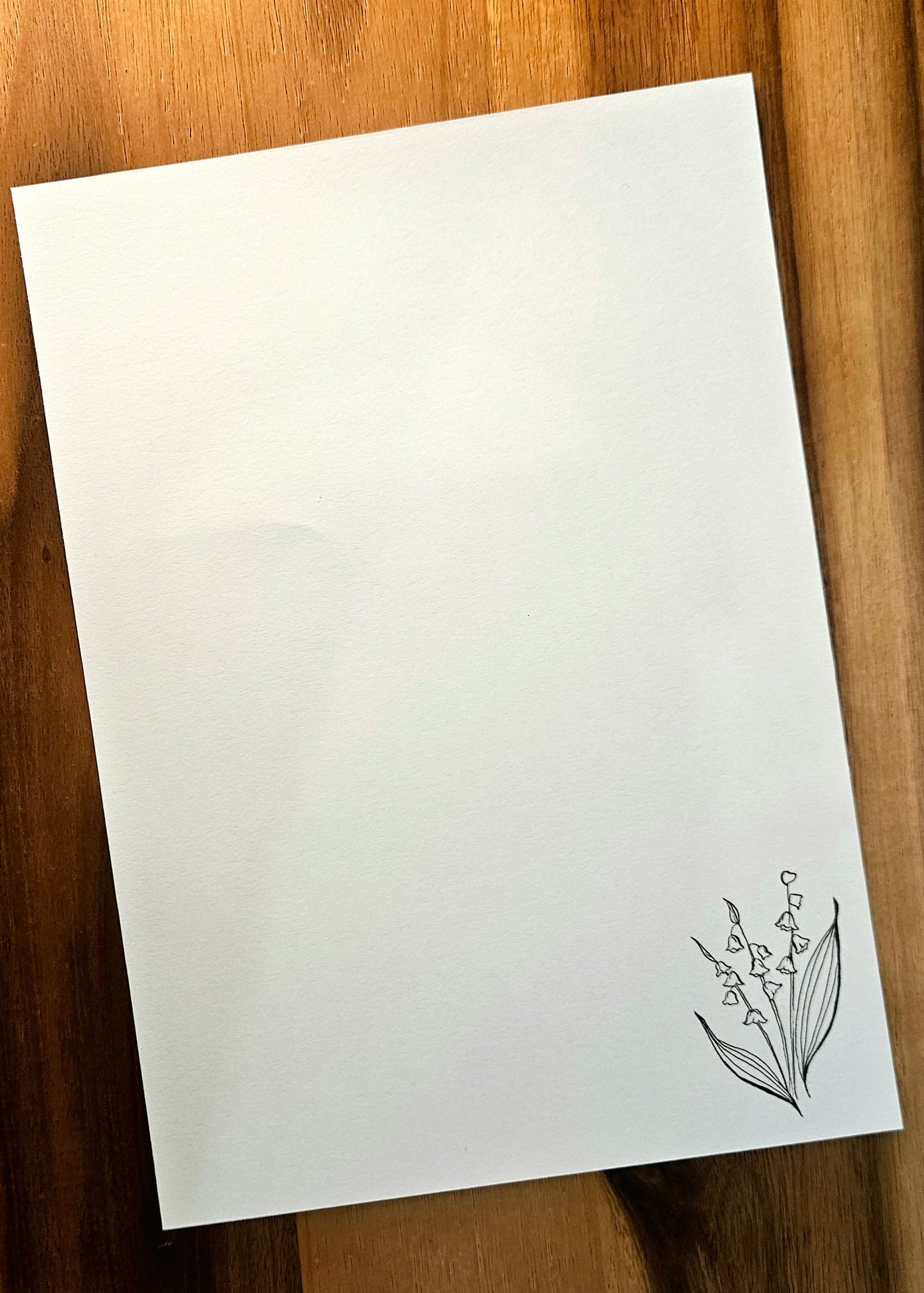 Writing set - lily of the valley