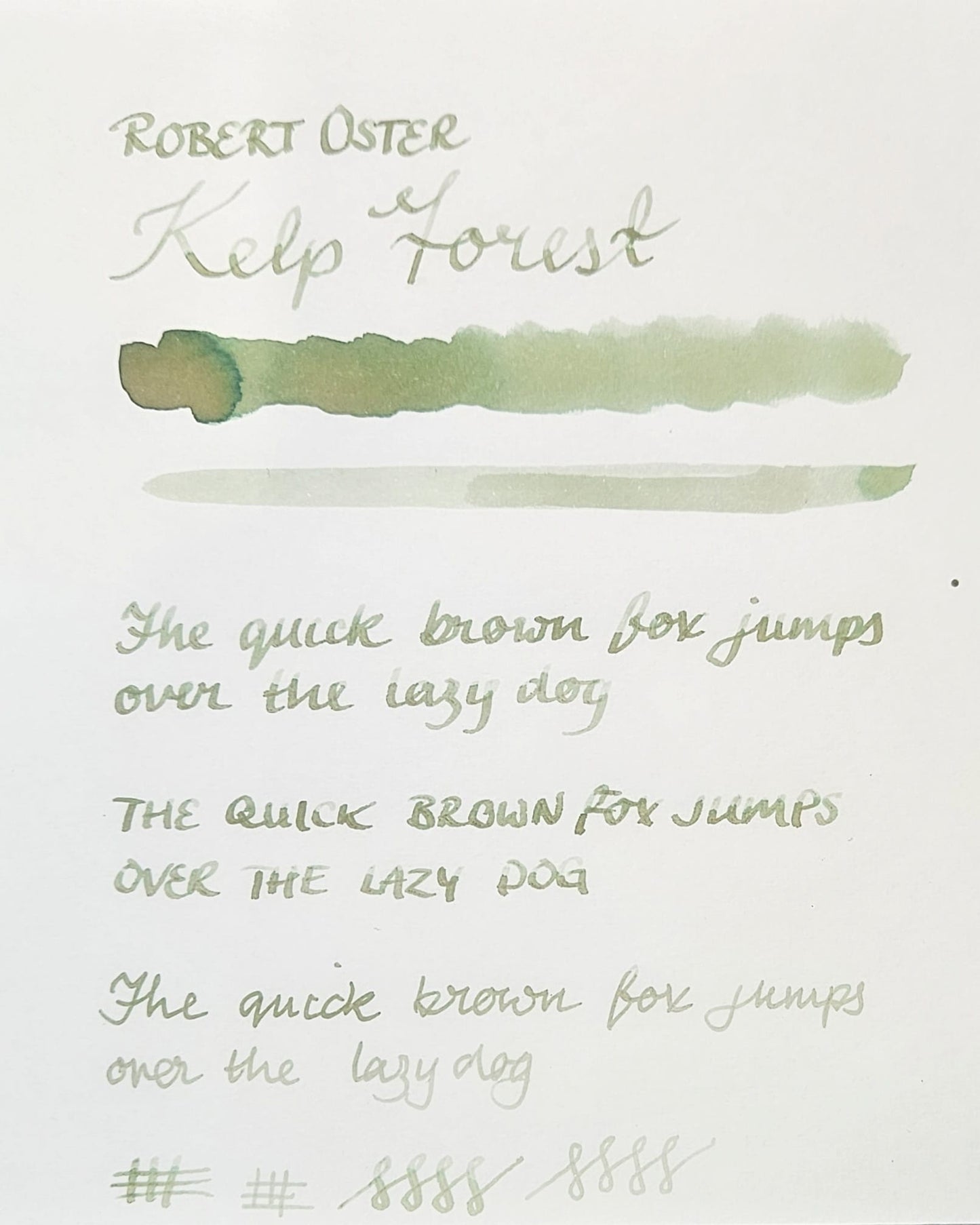 Robert Oster Kelp Forest (sample)