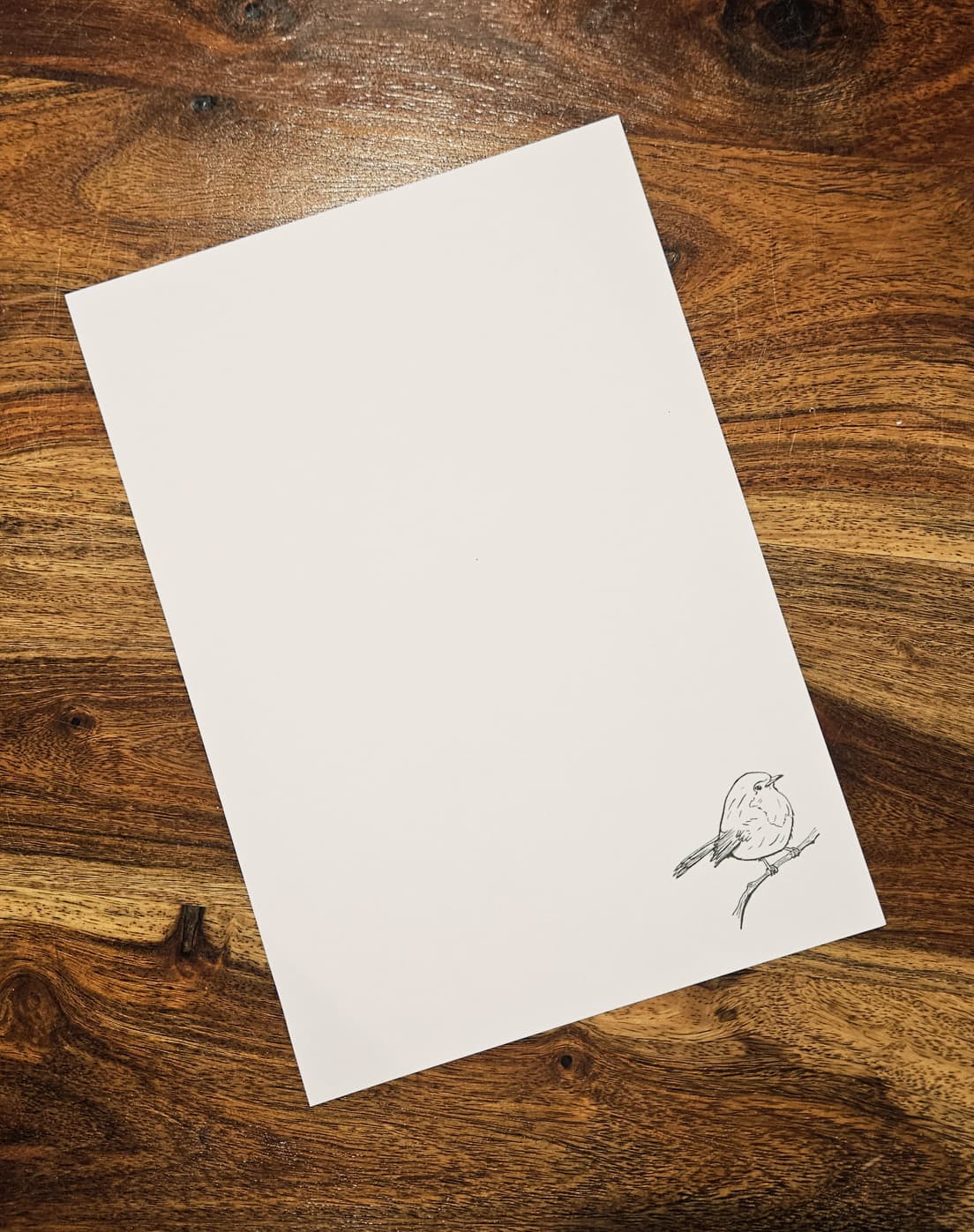 Writing set - Christmas - Robin