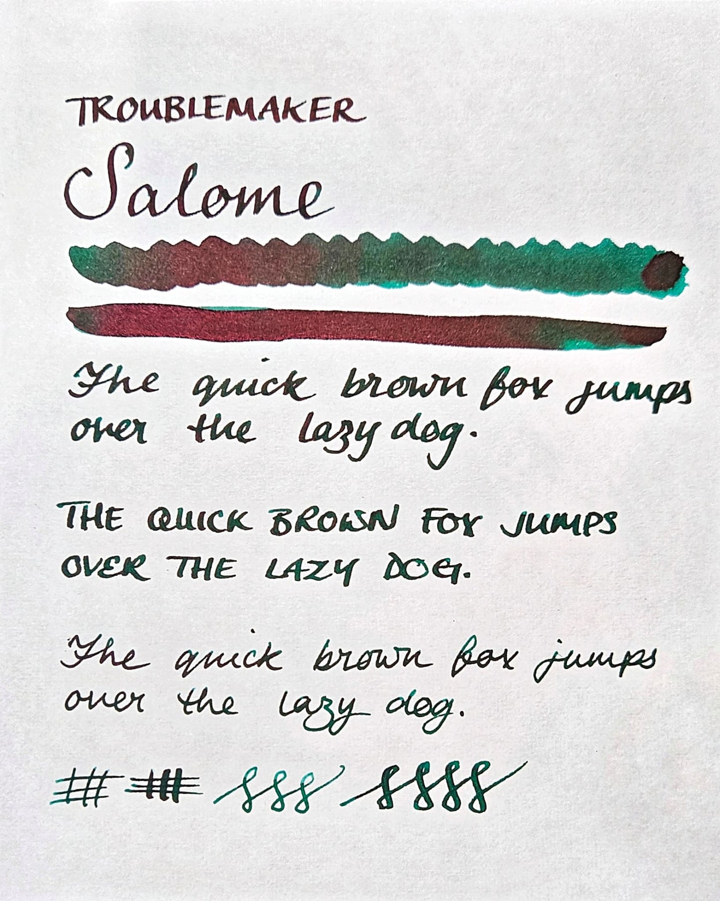 Troublemaker Salome (sample)