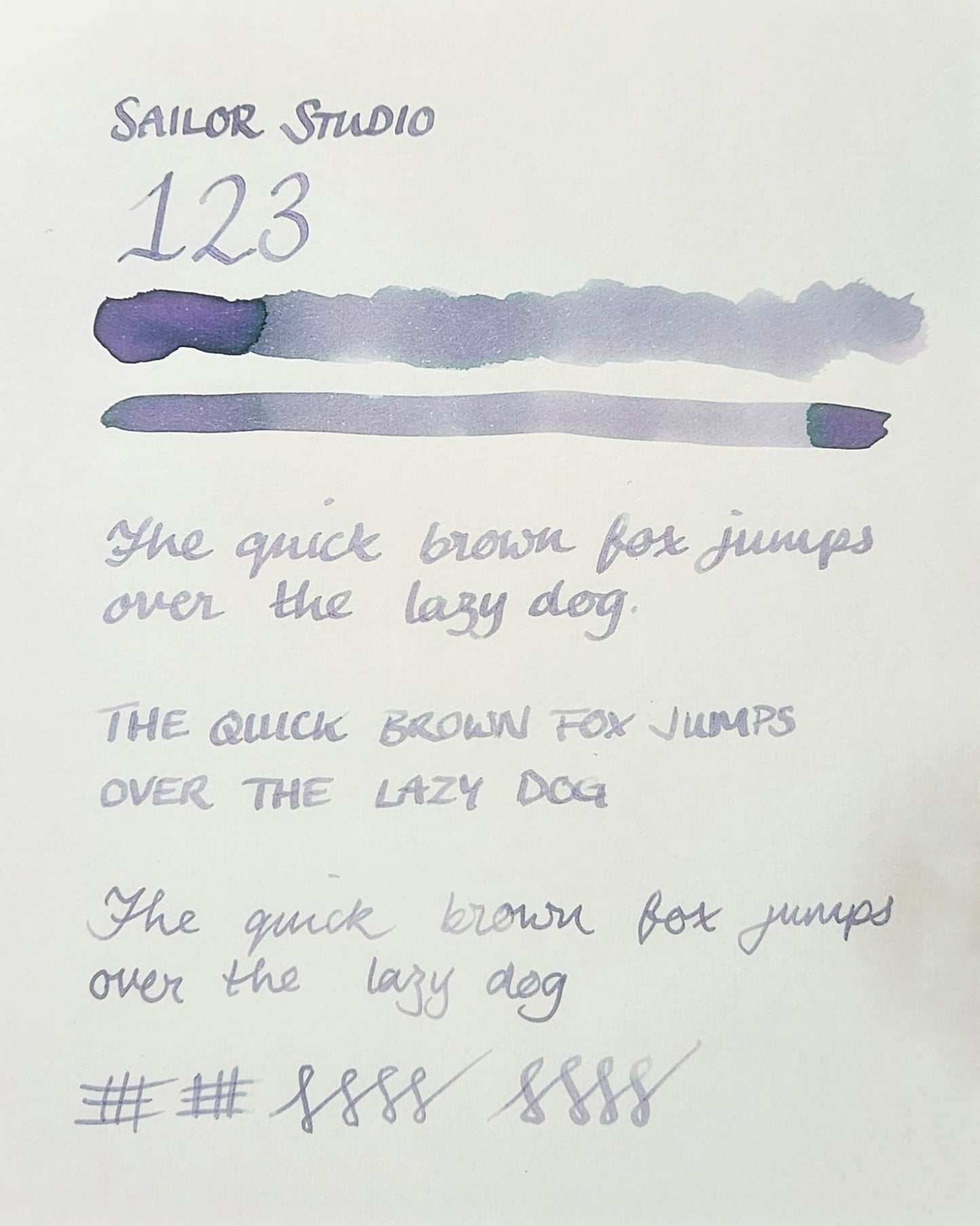 Sailor Ink Studio 123 (sample)