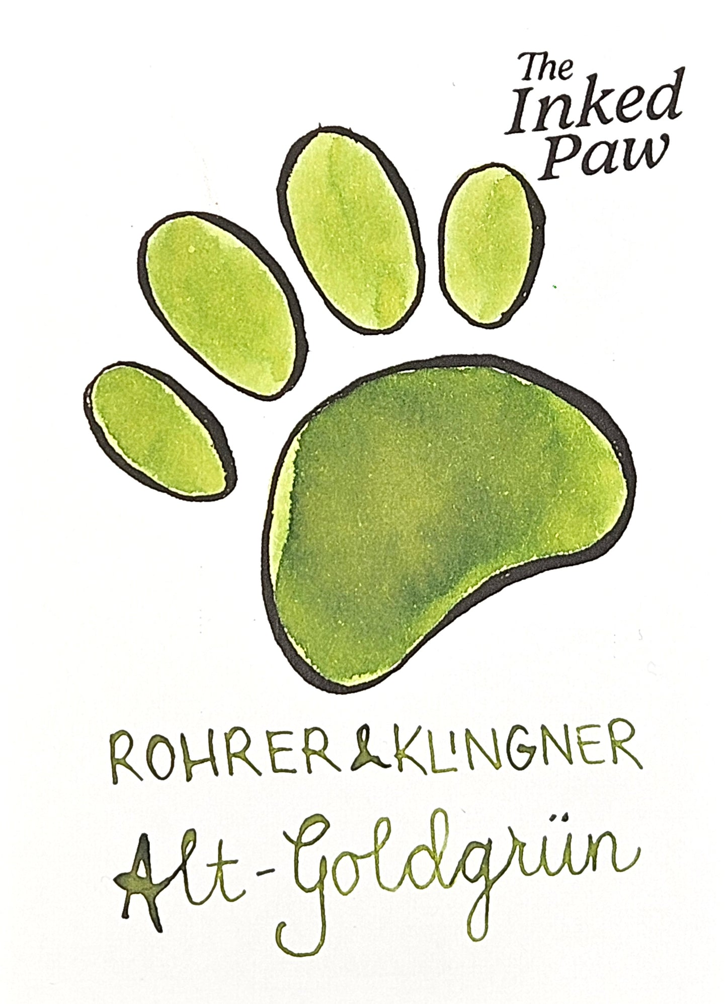 Rohrer & Klingner Alt-Goldgrün (sample)