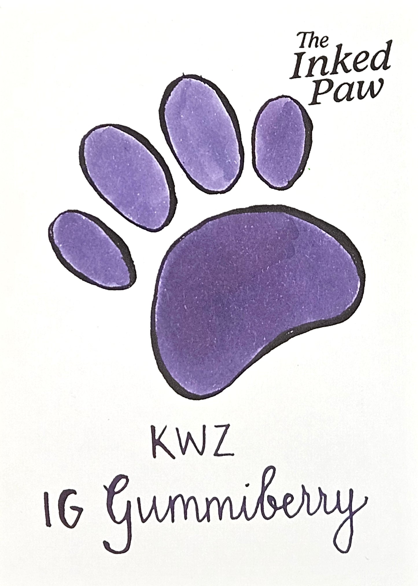 KWZ IG Gummiberry (sample) [iron gall]