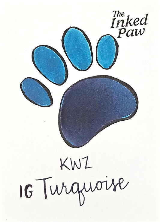 KWZ IG Turquoise (sample) [iron gall]
