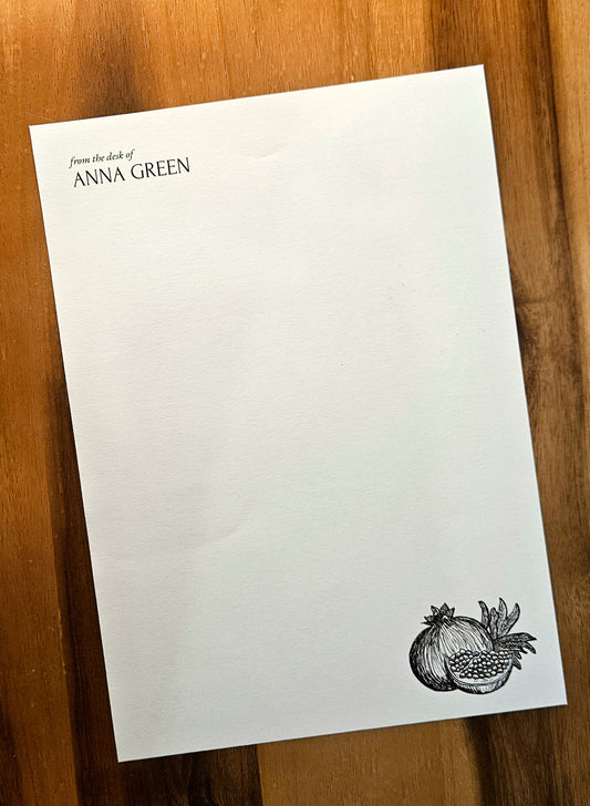 Writing set - pomegranate