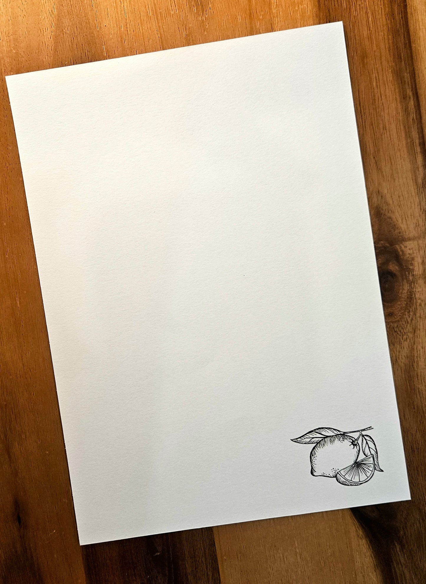 Writing set - lemon