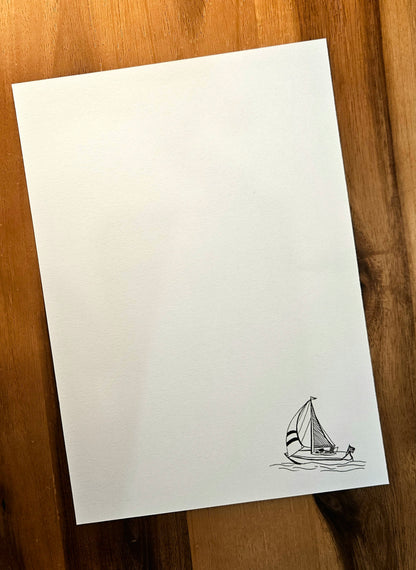 Writing set - boat