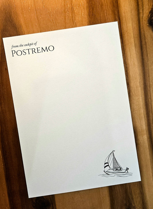 Writing set - boat