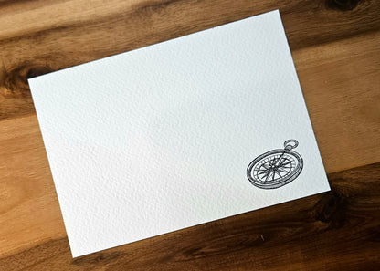 Note cards - compass
