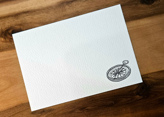 Note cards - compass