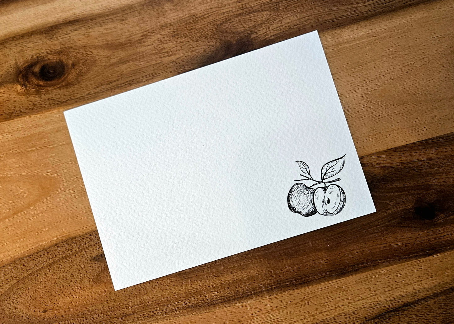 Note cards - apples