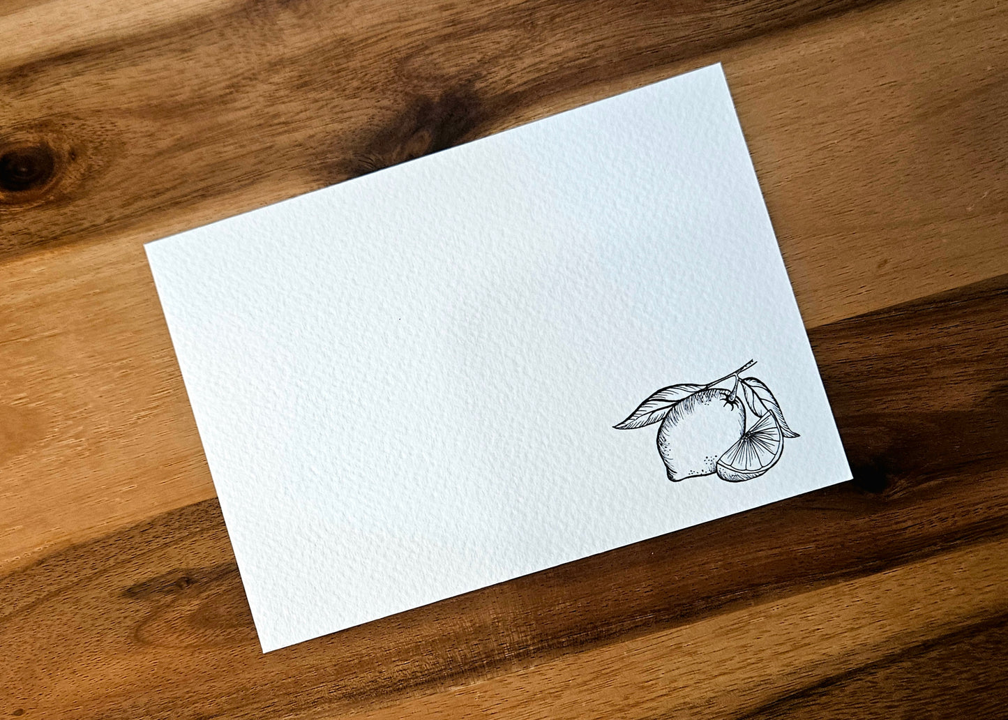 Note cards - lemons