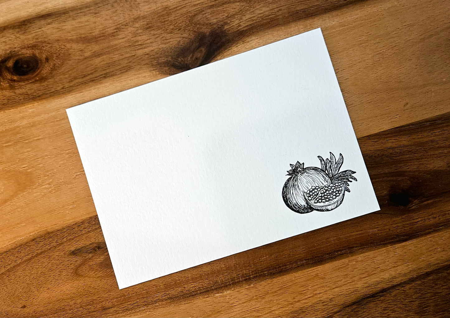 Note cards - pomegranates