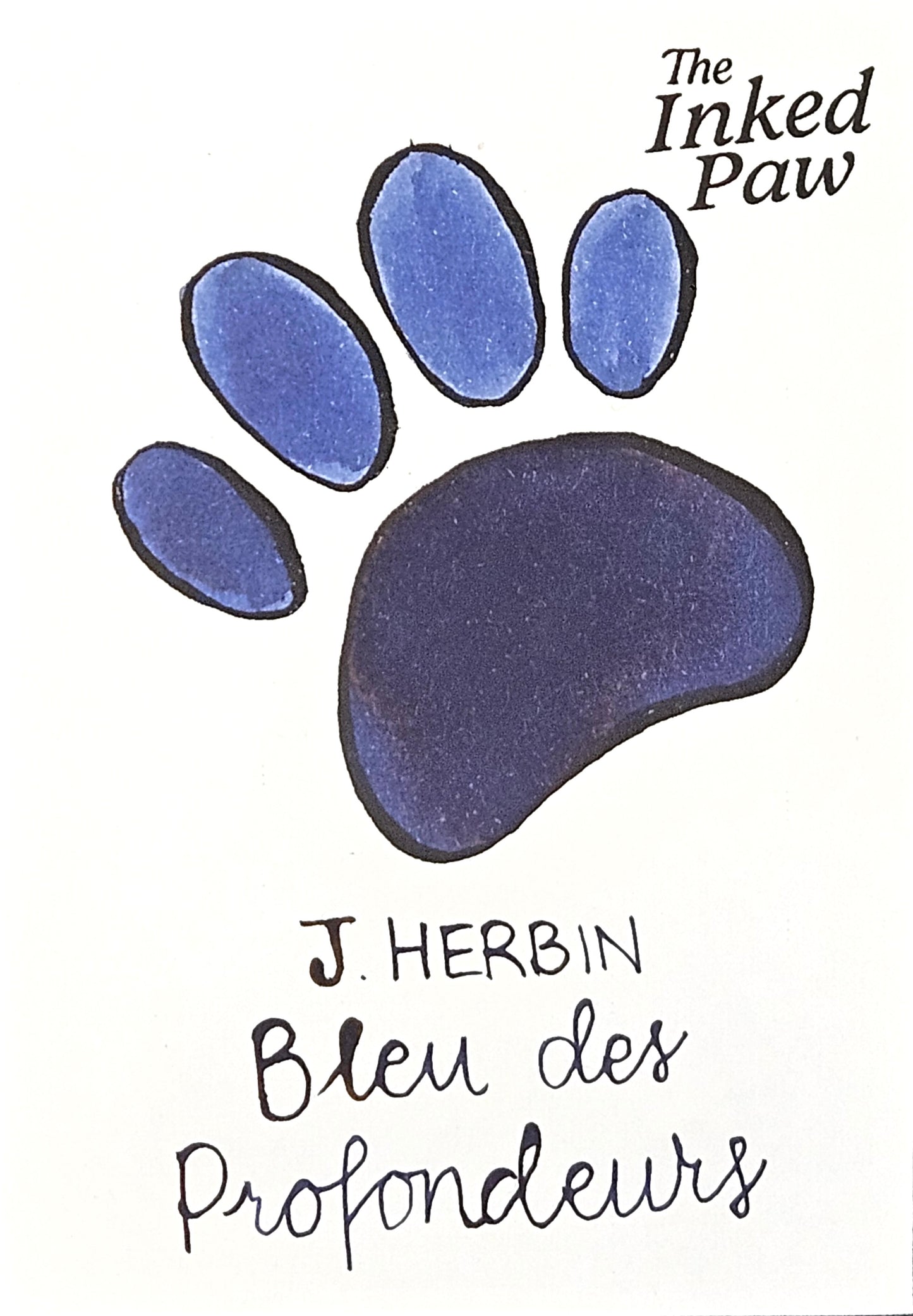 J. Herbin Bleu des Profondeurs (sample)