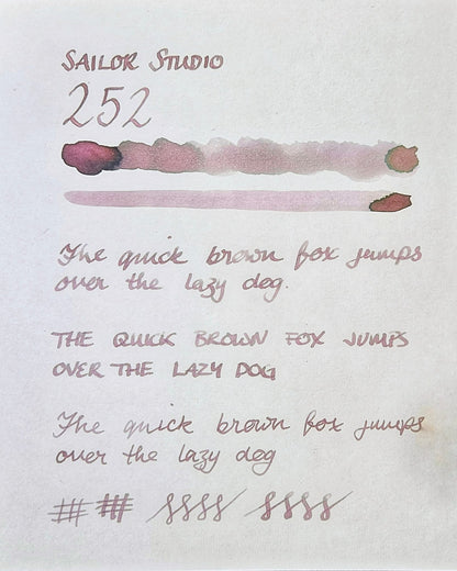 Sailor Ink Studio 252 (sample)