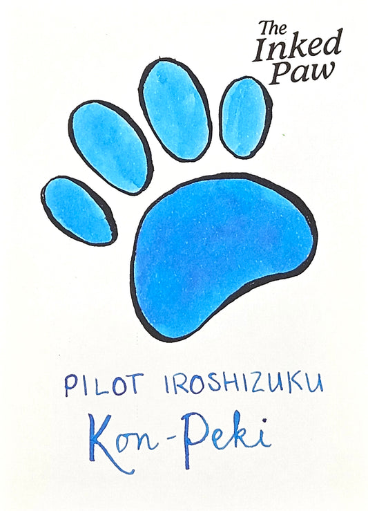Pilot Iroshizuku Kon-Peki (sample)