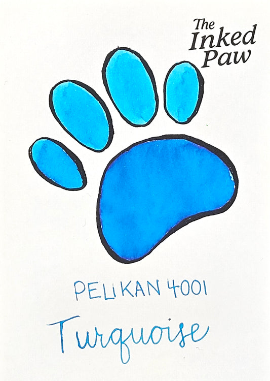 Pelikan 4001 Turquoise (sample)