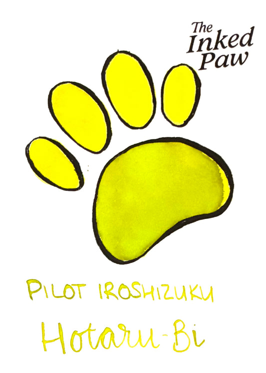 Pilot Iroshizuku Hotaru-Bi (sample)