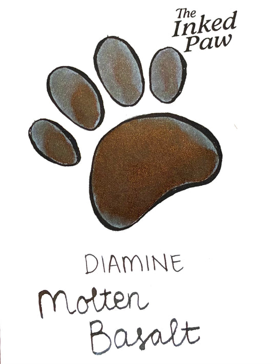 Diamine Inkvent Molten Basalt (sample)