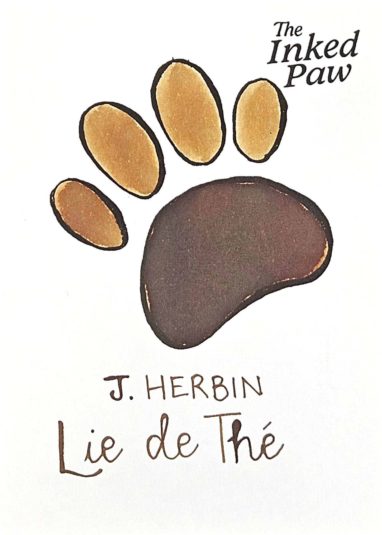 J. Herbin Lie de Thé (sample)