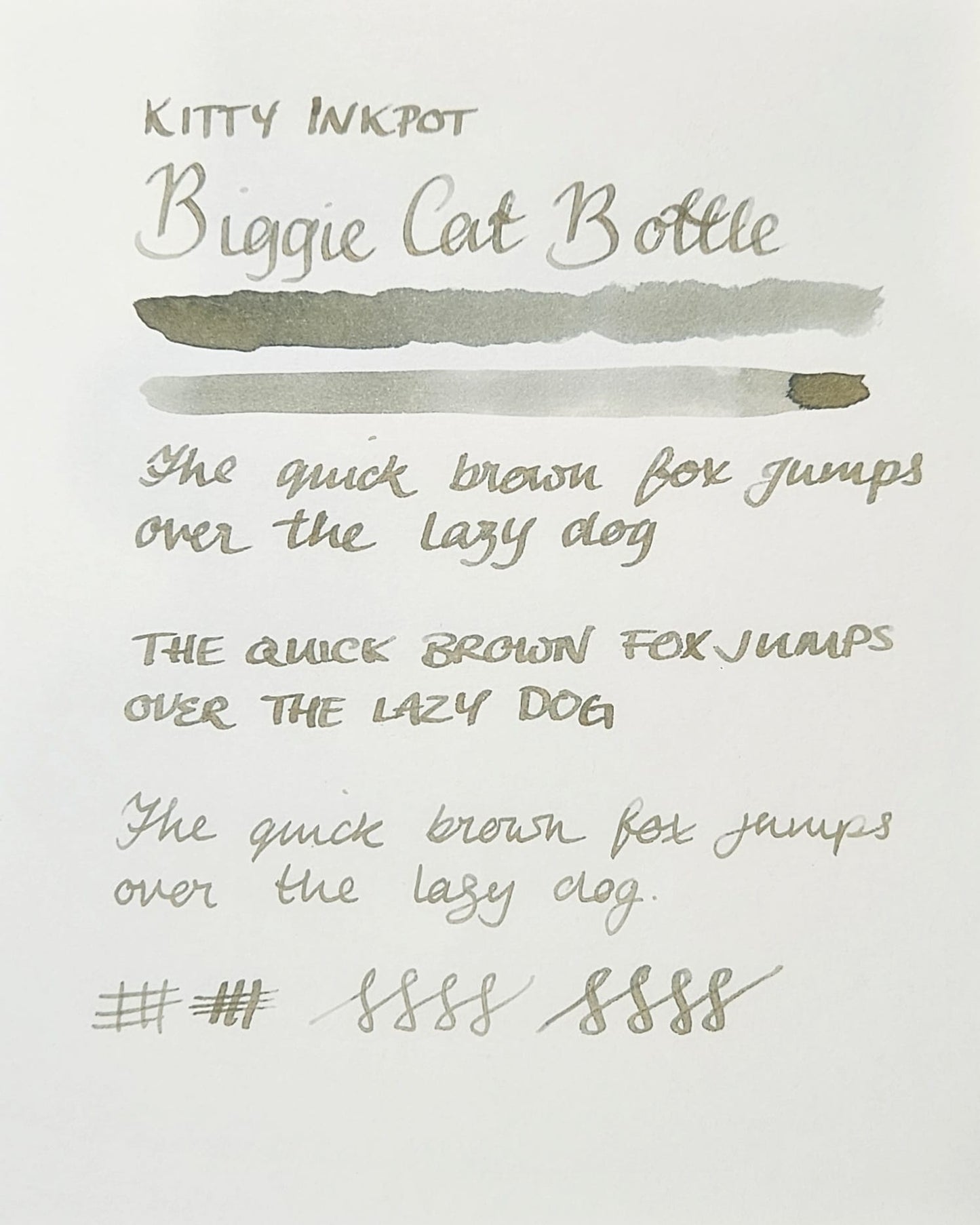 Kitty Inkpot Biggie Cat Bottle