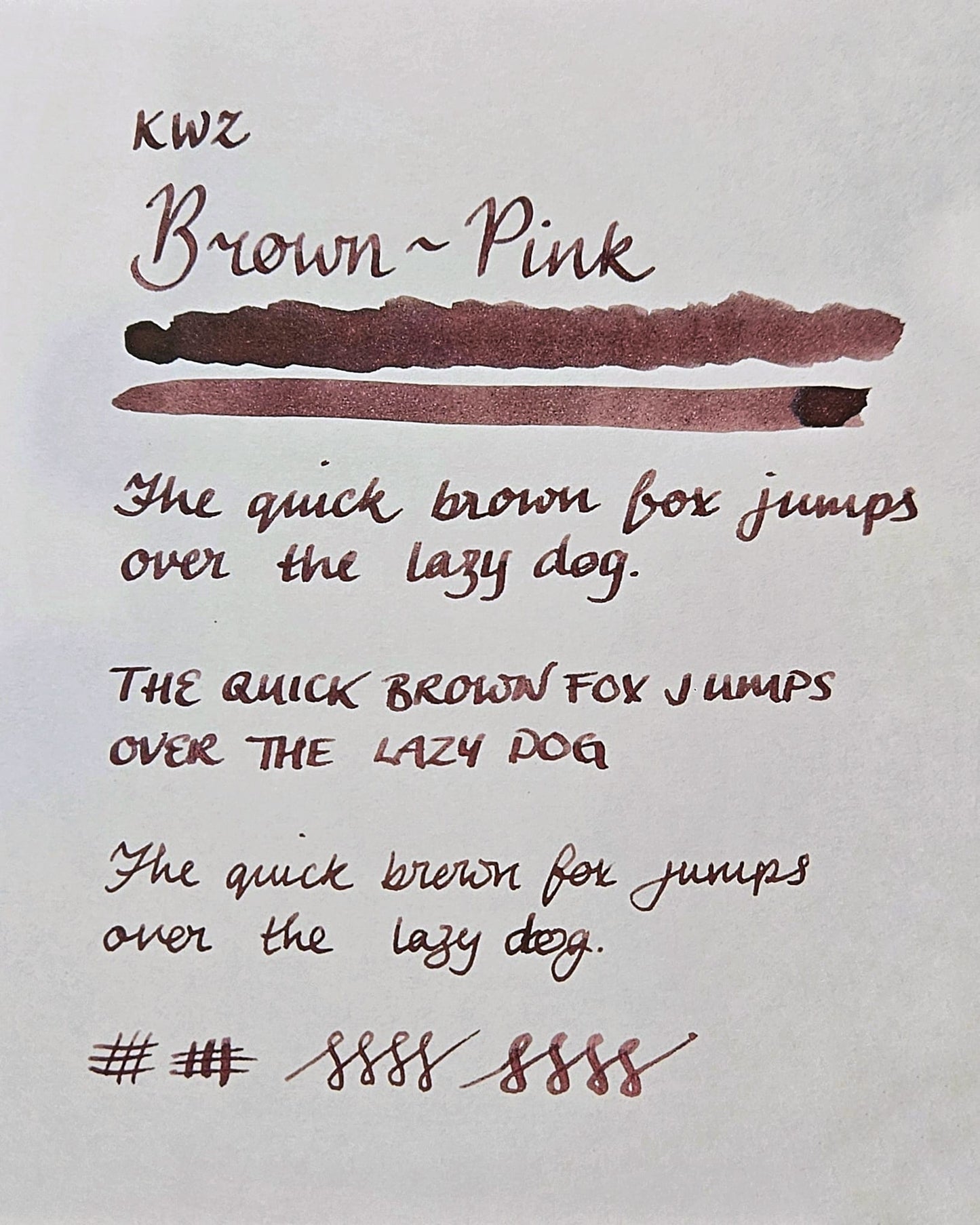 KWZ Brown-Pink (sample)