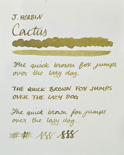 J. Herbin Vert Cactus (sample)
