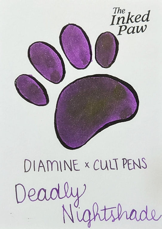 Diamine x Cult Pens Deadly Nightshade (sample)