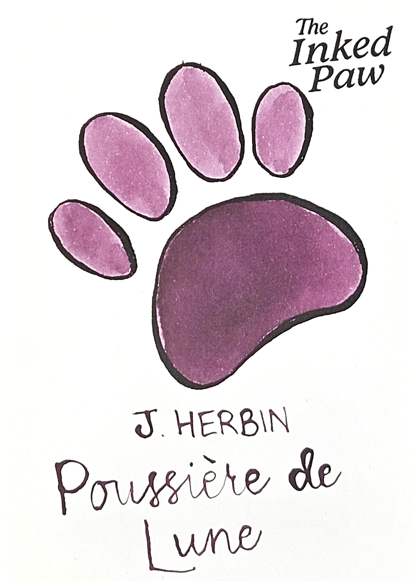 J. Herbin Poussière de Lune (sample)