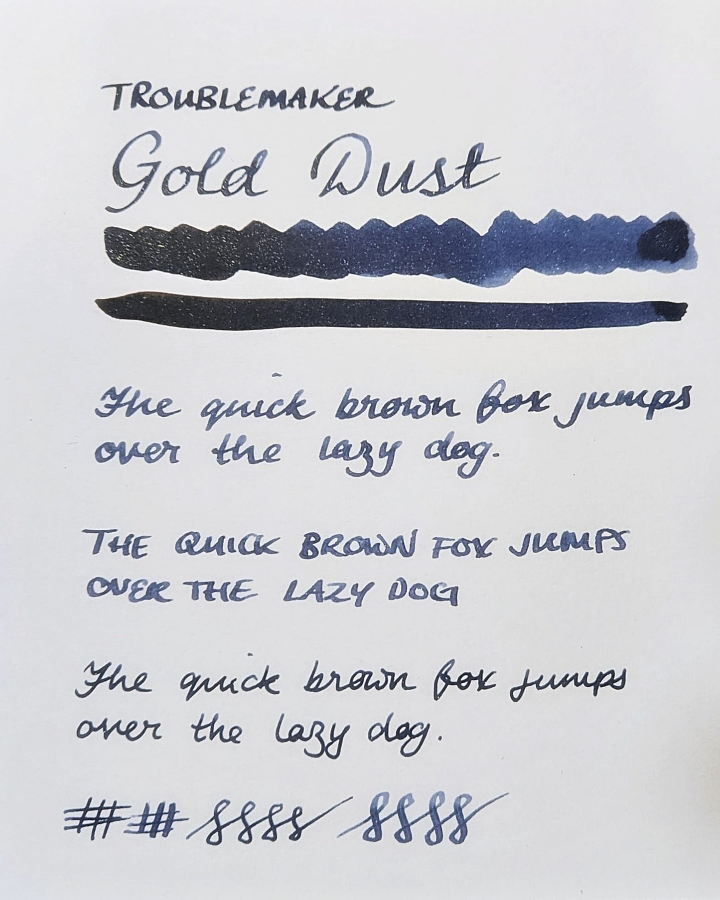 Troublemaker Gold Dust (sample)