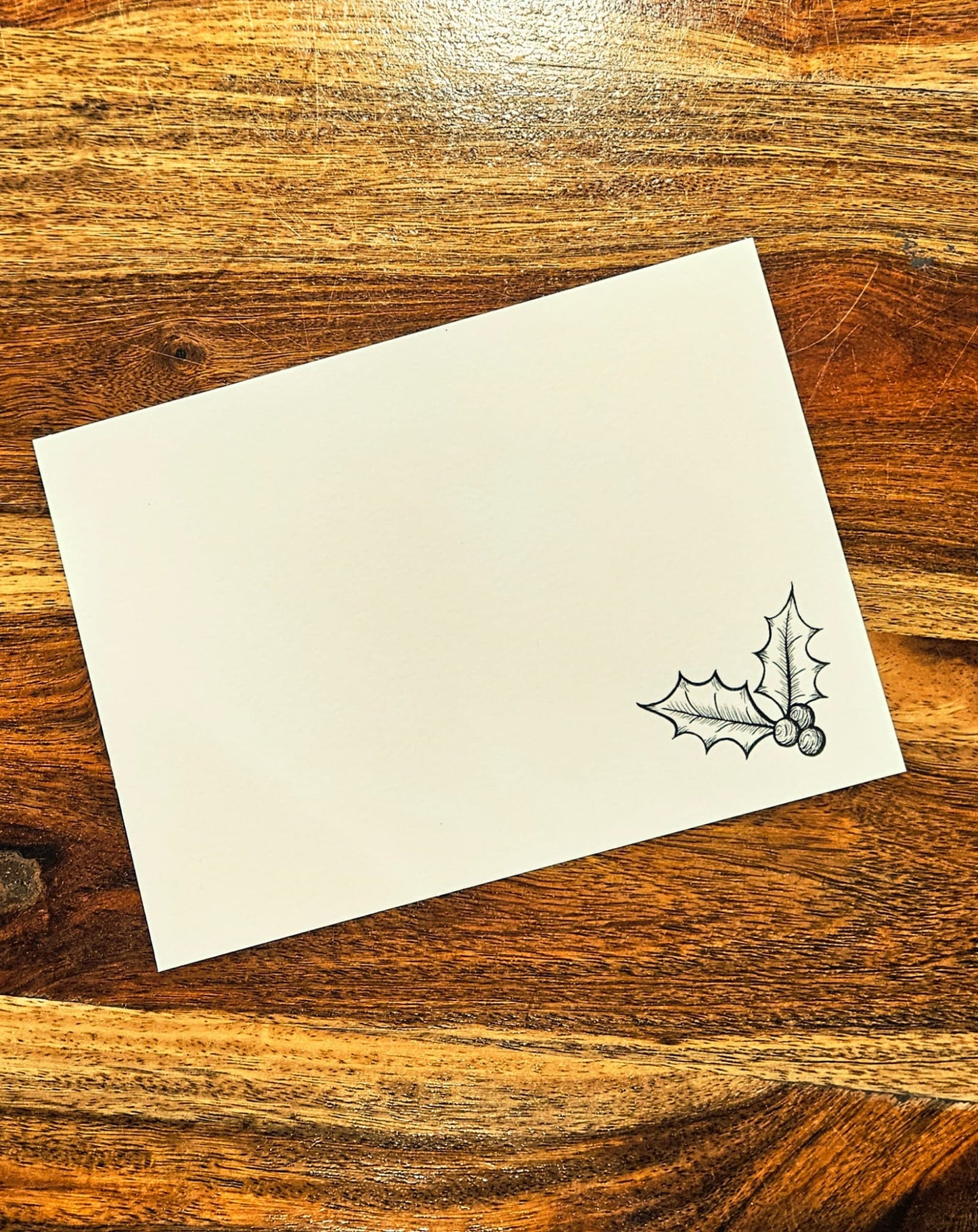 Notecards - Christmas - Holly