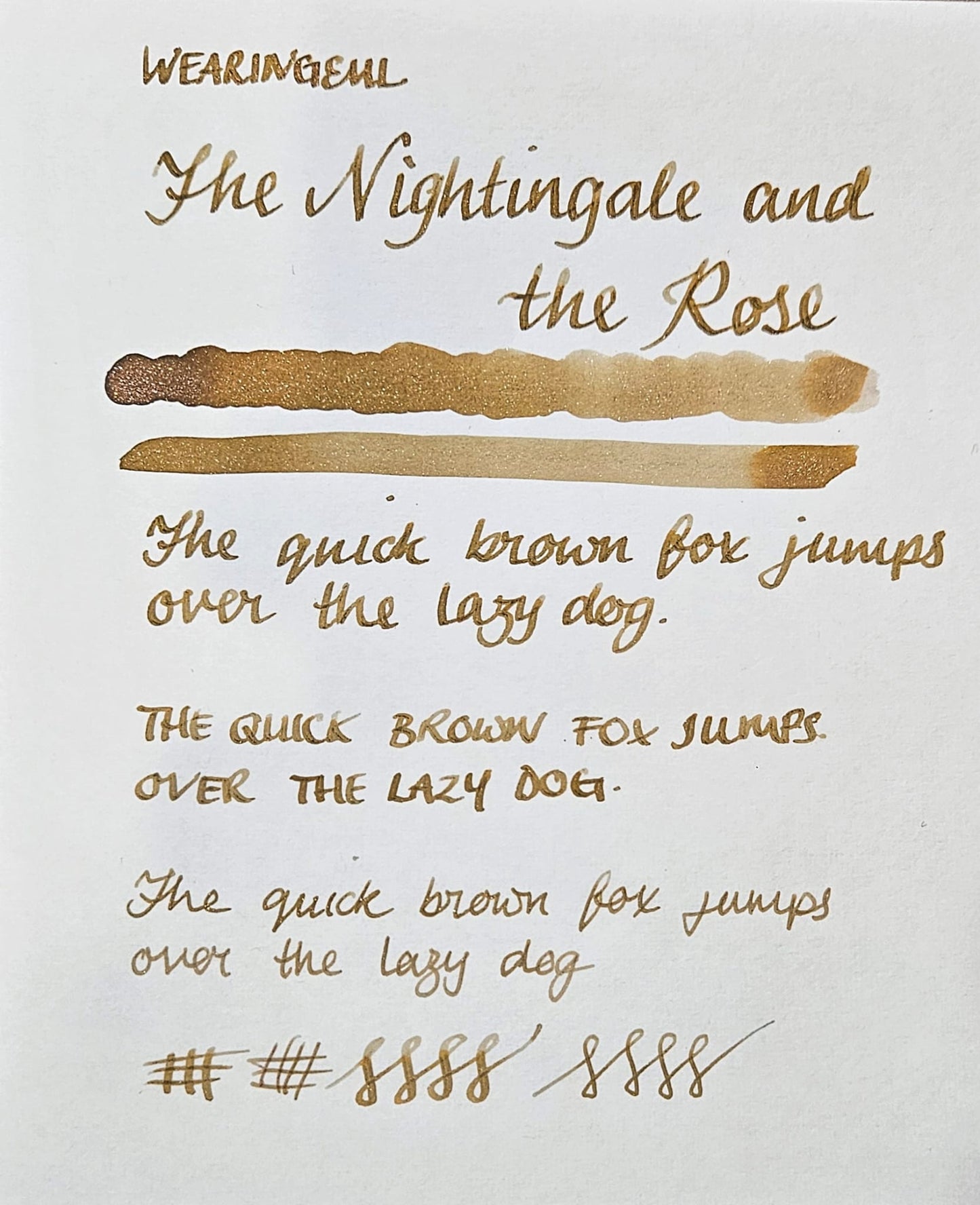 Wearingeul The Nightingale and the Rose (sample)
