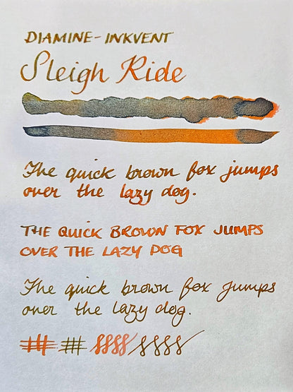 Diamine Inkvent Sleigh Ride (sample)