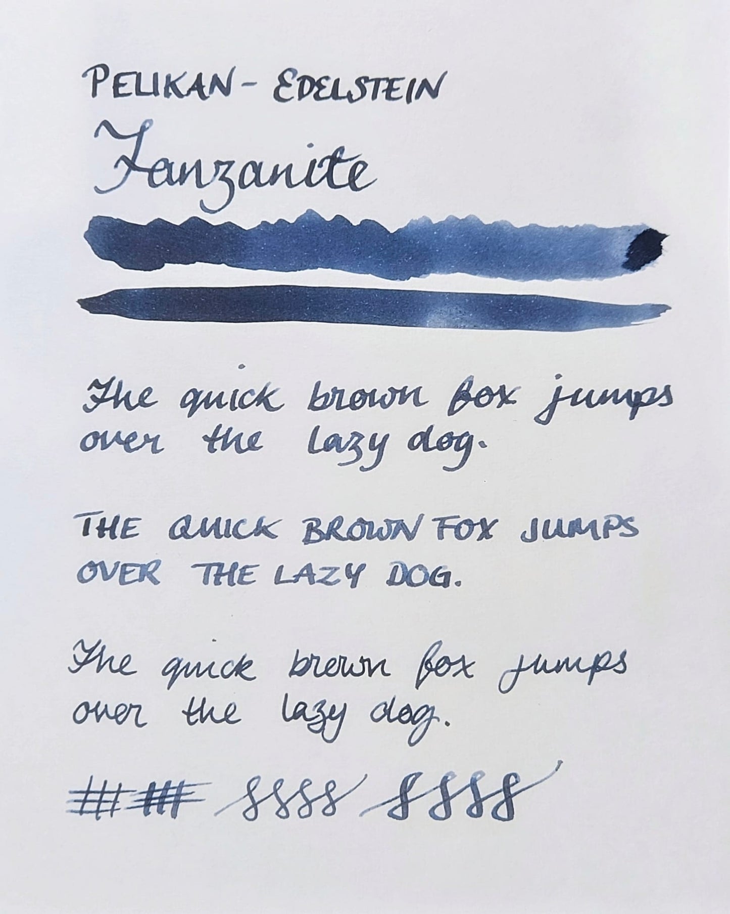 Pelikan Edelstein Tanzanite (sample)