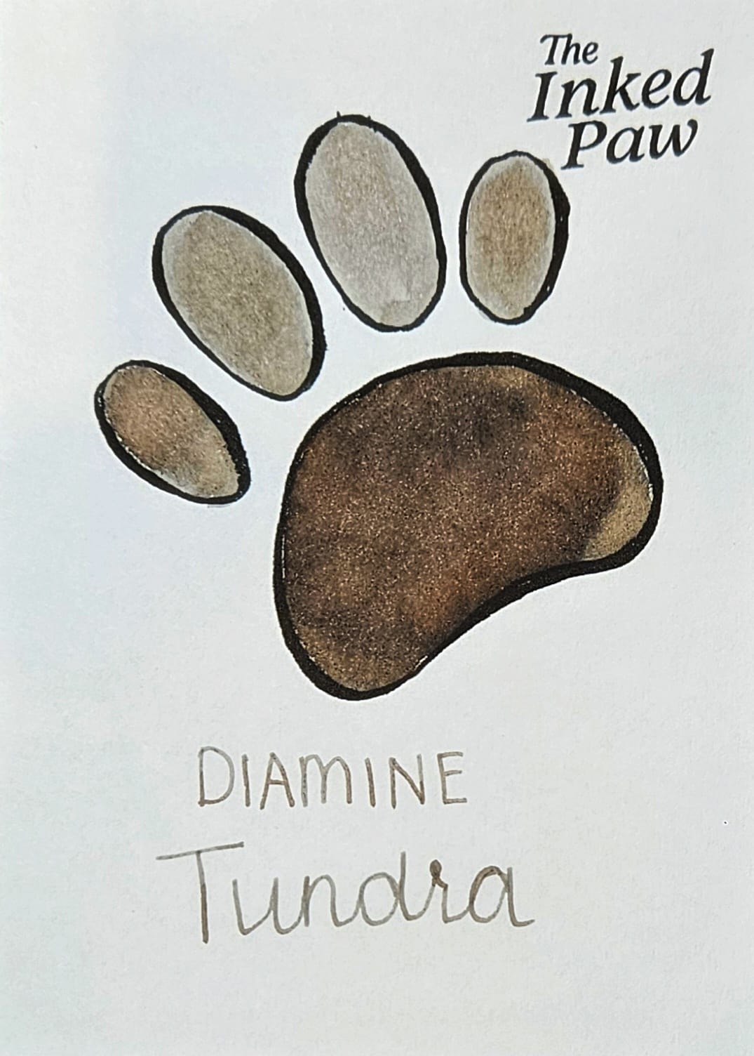 Diamine Inkvent Tundra (sample)