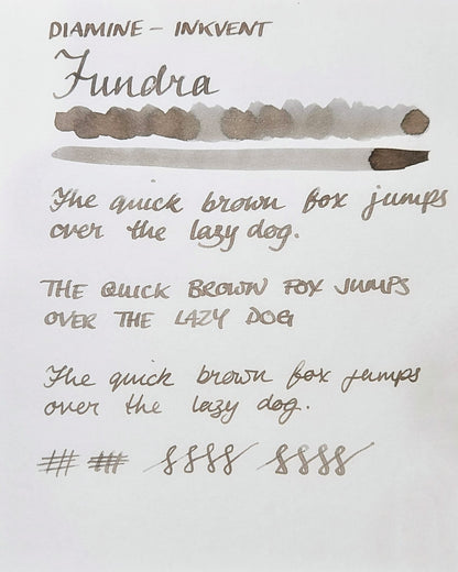 Diamine Inkvent Tundra (sample)